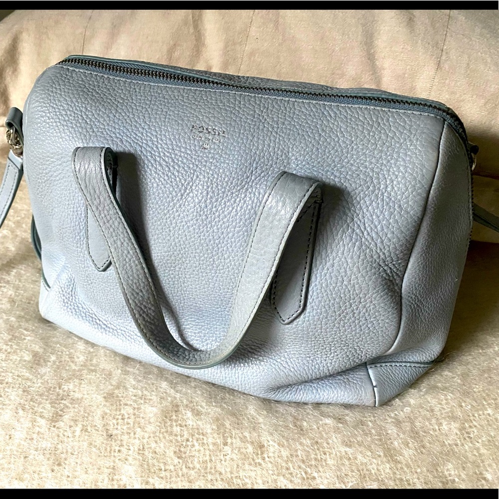 Get ready for Spring! Soft baby blue Fossil bag.